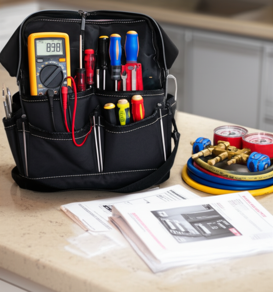 Professional appliance repair tools and equipment